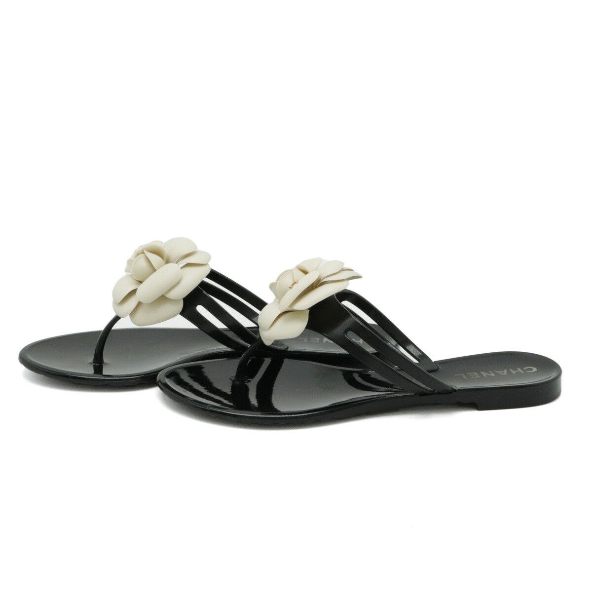 Chanel Chanel Chanel Camellia Thong Sandals Plastic / Synthetic Other DUTY FREE for USA Size ONE SIZE - 2 Thumbnail