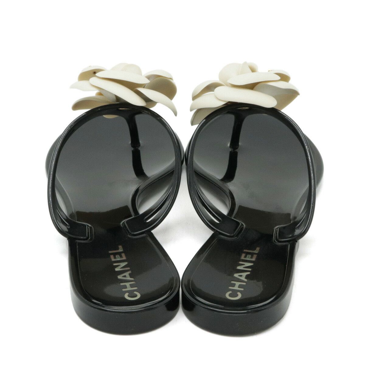 Chanel Chanel Chanel Camellia Thong Sandals Plastic / Synthetic Other DUTY FREE for USA Size ONE SIZE - 3 Thumbnail