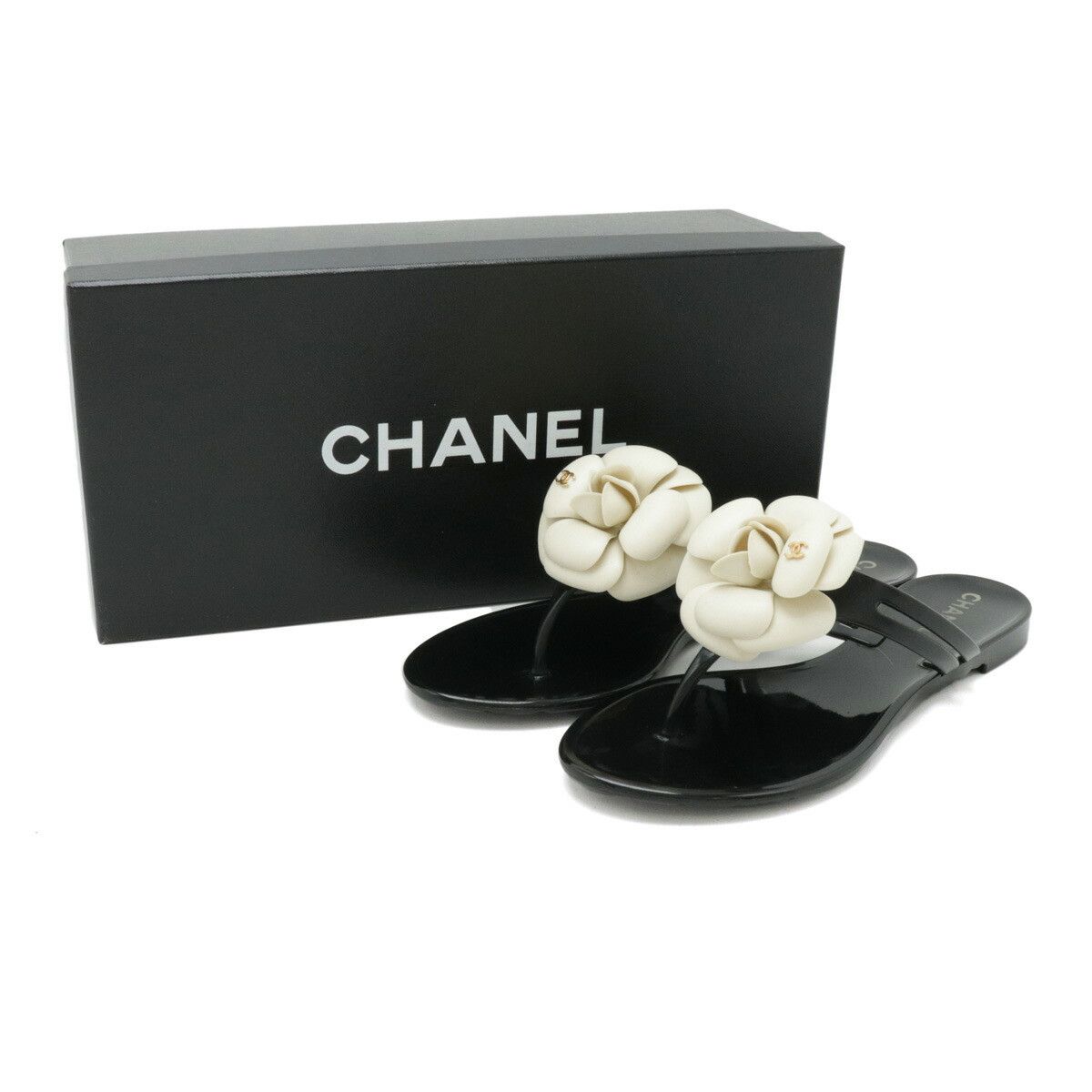 Chanel Chanel Chanel Camellia Thong Sandals Plastic / Synthetic Other DUTY FREE for USA Size ONE SIZE - 8 Thumbnail
