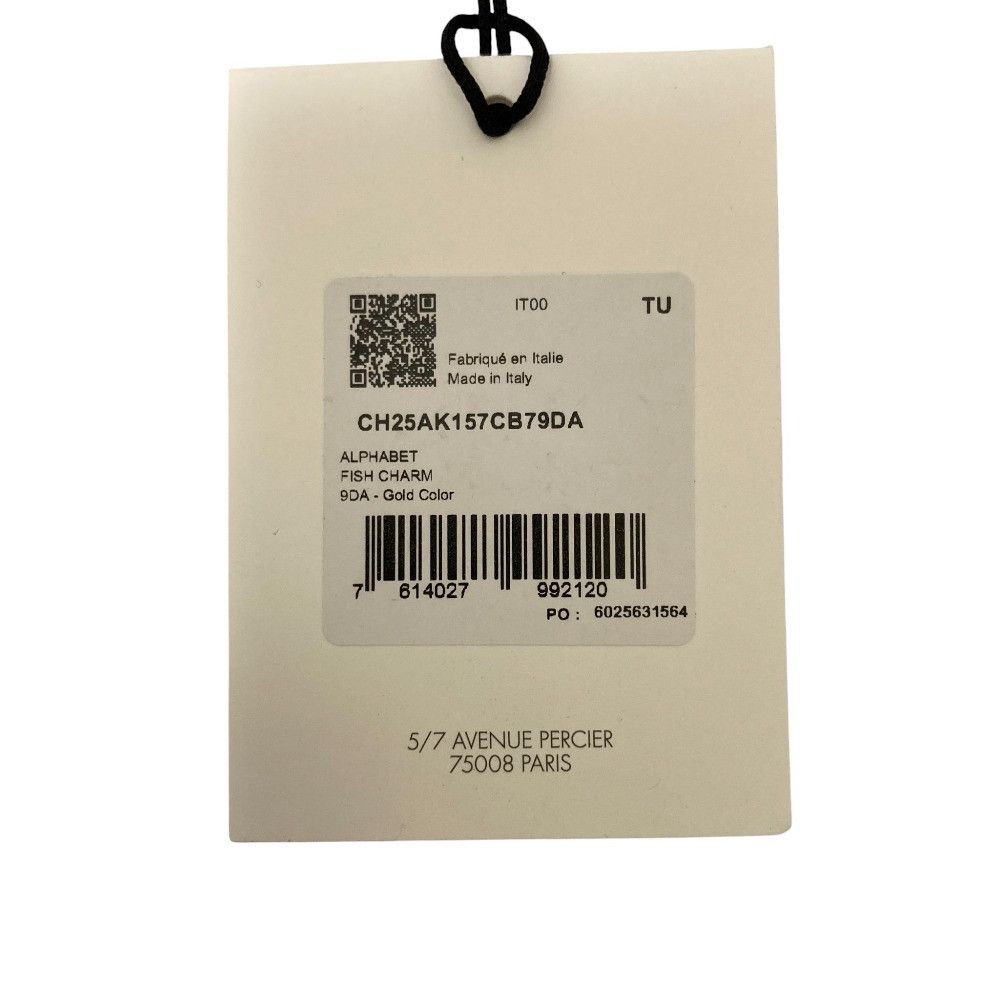 Chloe Chloe Chloe Alphabet Fish Charm Metal Charm DUTY FREE for USA Size ONE SIZE - 7 Thumbnail