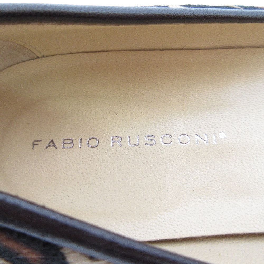 Other Other Fabio Rusconi Leopard Haircalf Flats Fur Shoes DUTY FREE for USA Size ONE SIZE - 7 Thumbnail