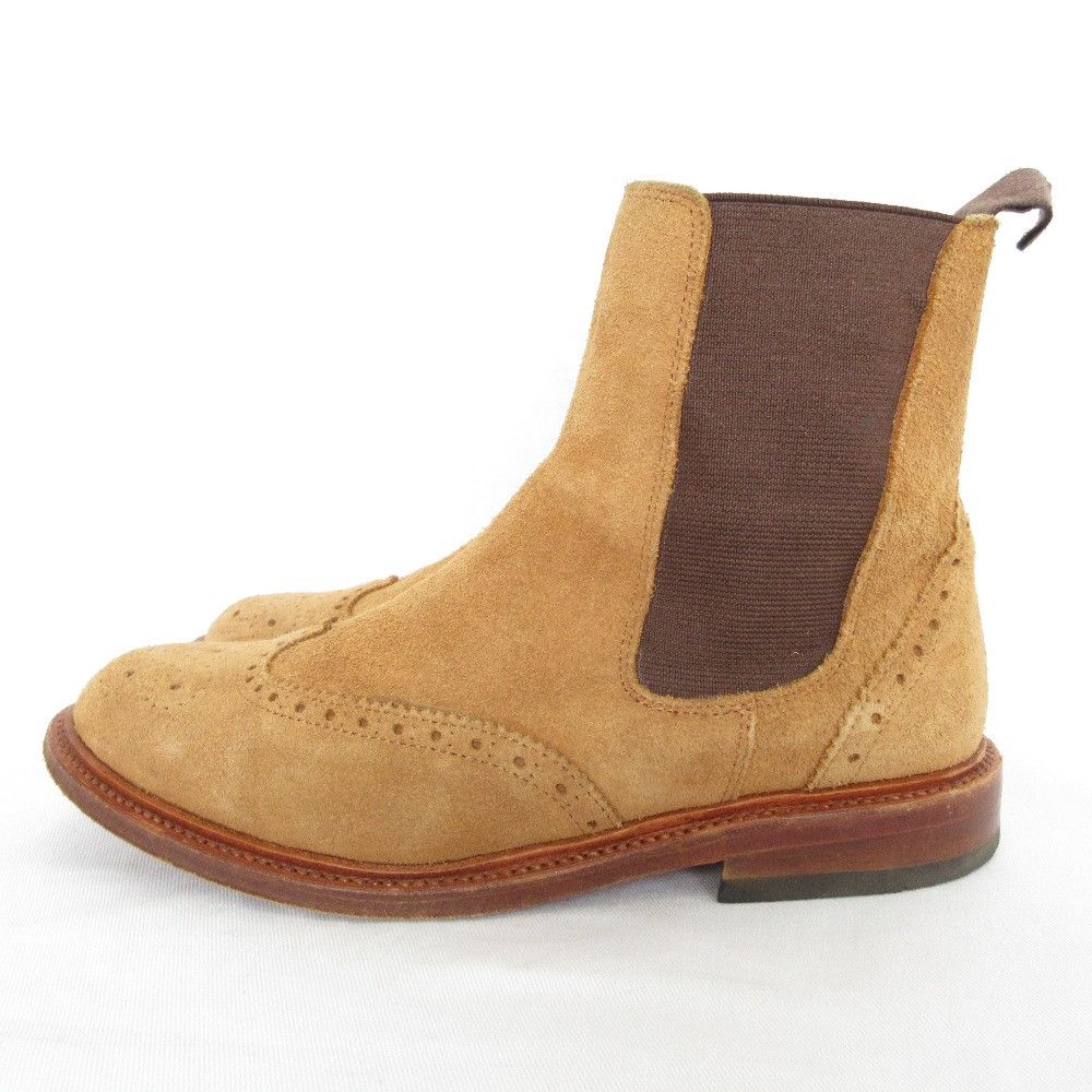 Other Other Palancho Wingtip Side Gore Chelsea Boots Leather Boots Leather Shoes DUTY FREE for USA Size ONE SIZE - 2 Thumbnail