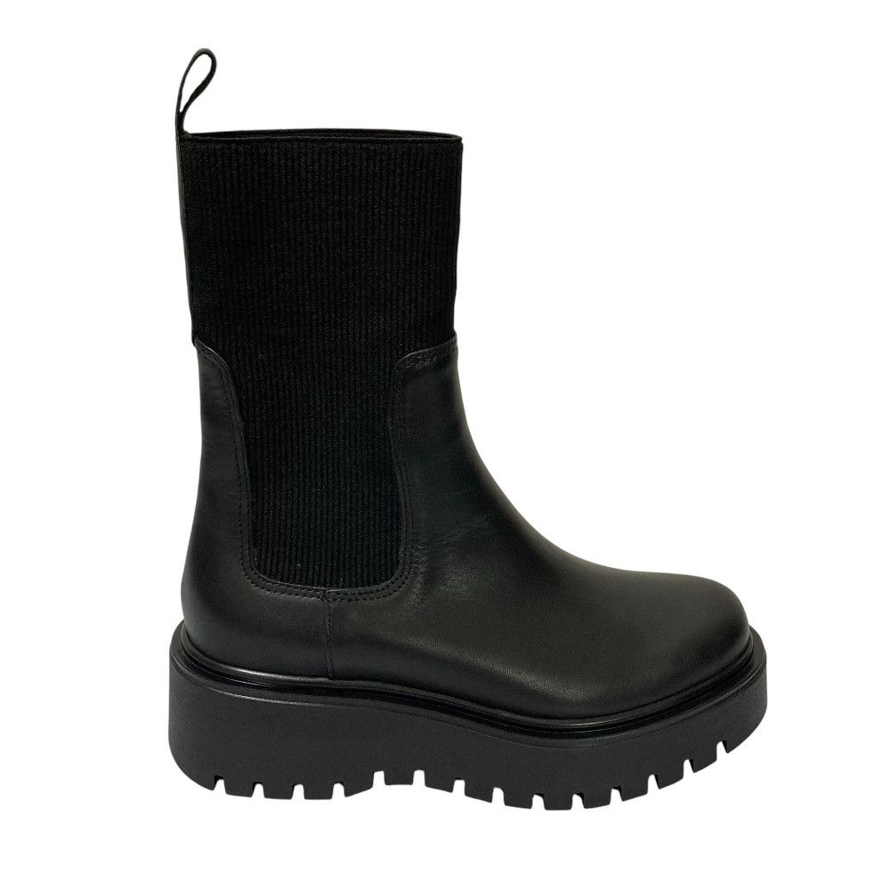 Other Other CORSO ROMA 9 Side Gore Rib Knit Boots Leather Shoes DUTY FREE for USA Size ONE SIZE - 5 Thumbnail