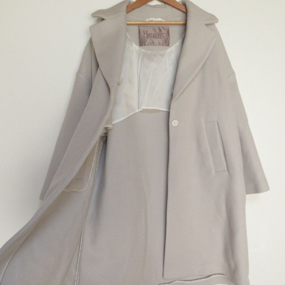 Other Other Herno Wool Chester Coat Textile Outerwear PI00112DR DUTY FREE for USA Size ONE SIZE - 4 Thumbnail