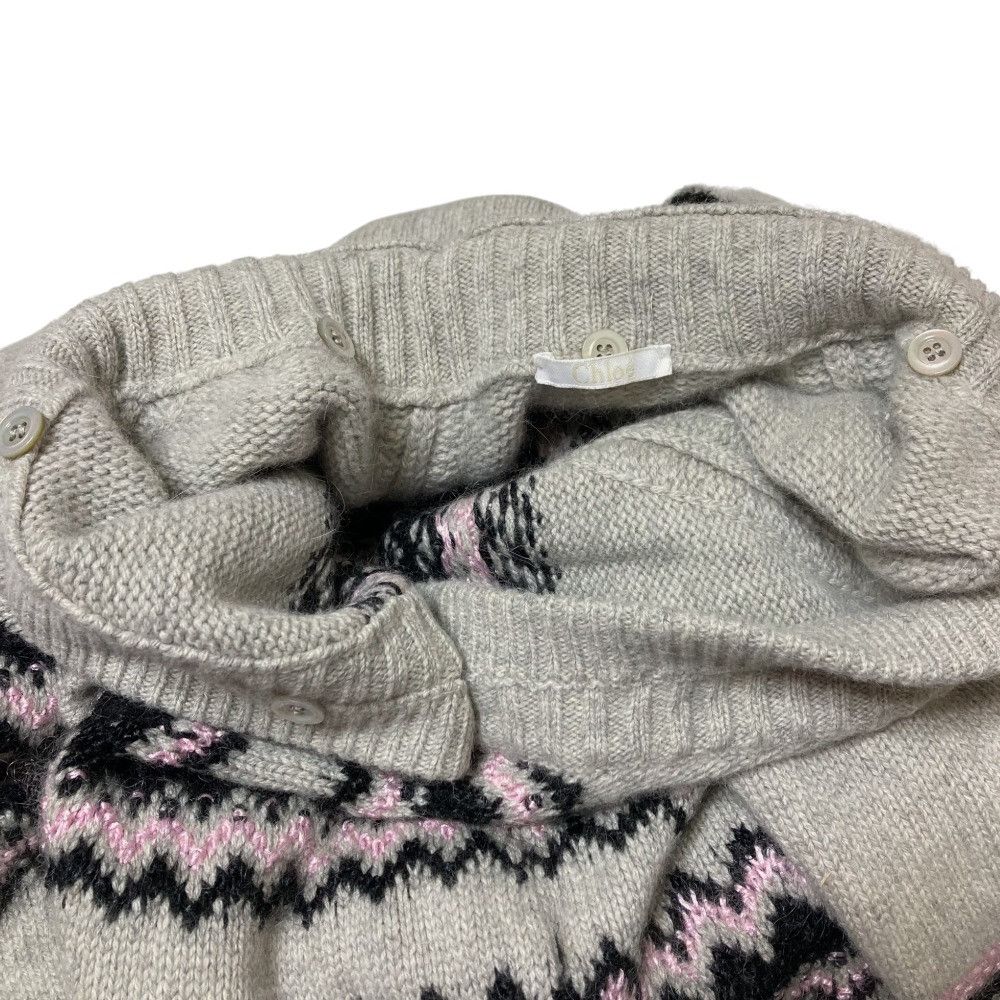 Chloe Chloe Chloe Angora Cashmere Blend Knit Cardigan Textile Tops DUTY FREE for USA Size ONE SIZE - 6 Thumbnail