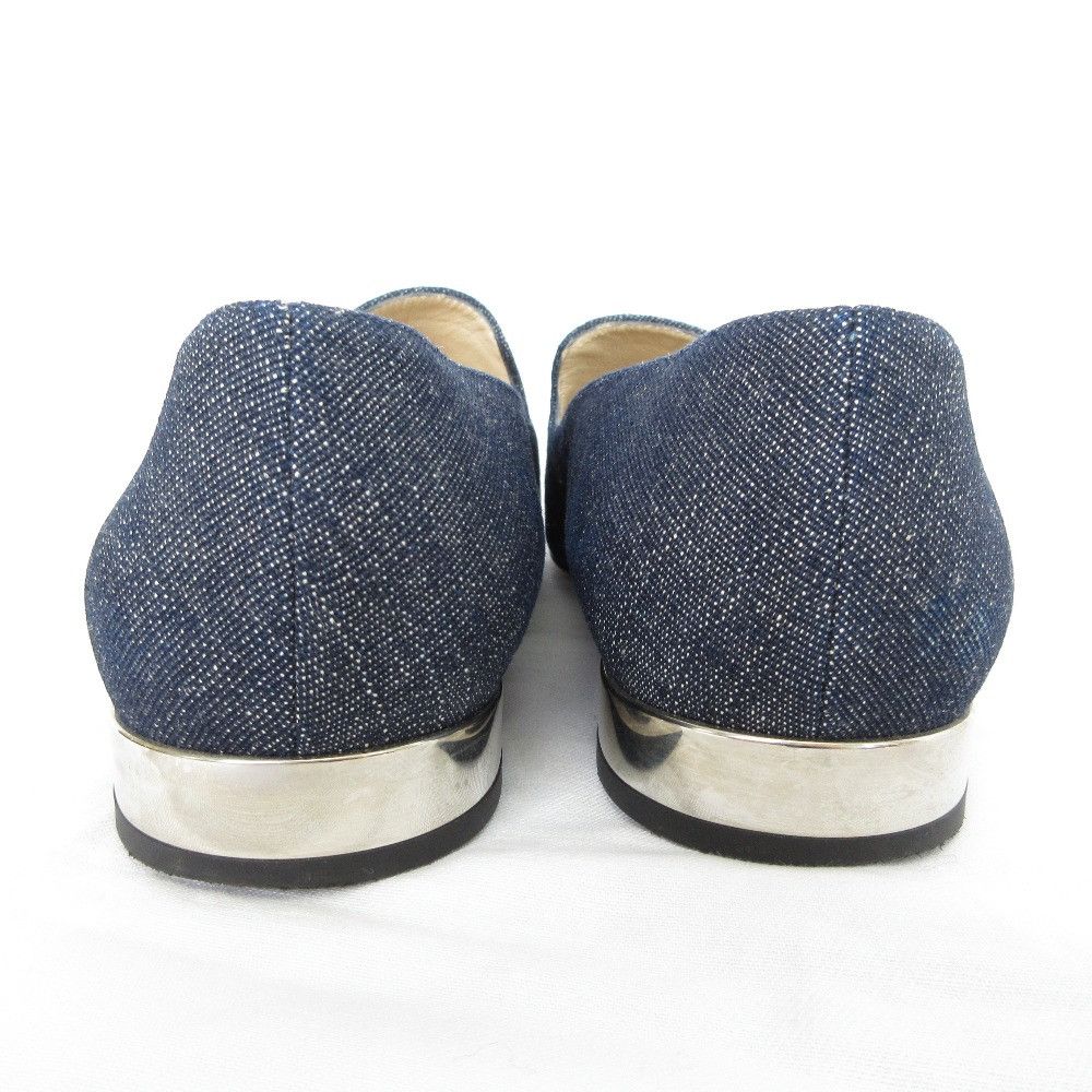 Jimmy Choo Jimmy Choo Jimmy Choo Opera Denim Loafers Textile Shoes DUTY FREE for USA Size ONE SIZE - 3 Thumbnail