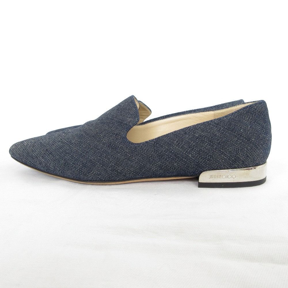 Jimmy Choo Jimmy Choo Jimmy Choo Opera Denim Loafers Textile Shoes DUTY FREE for USA Size ONE SIZE - 2 Thumbnail