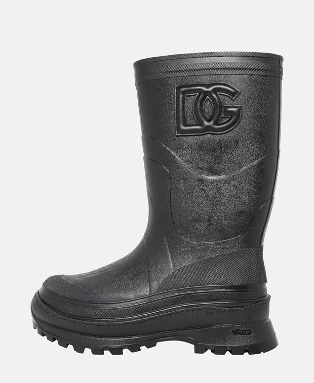 Dolce & Gabbana Stivale Gomma Metal Ankle boots Size US 10 / EU 43 - 4 Thumbnail