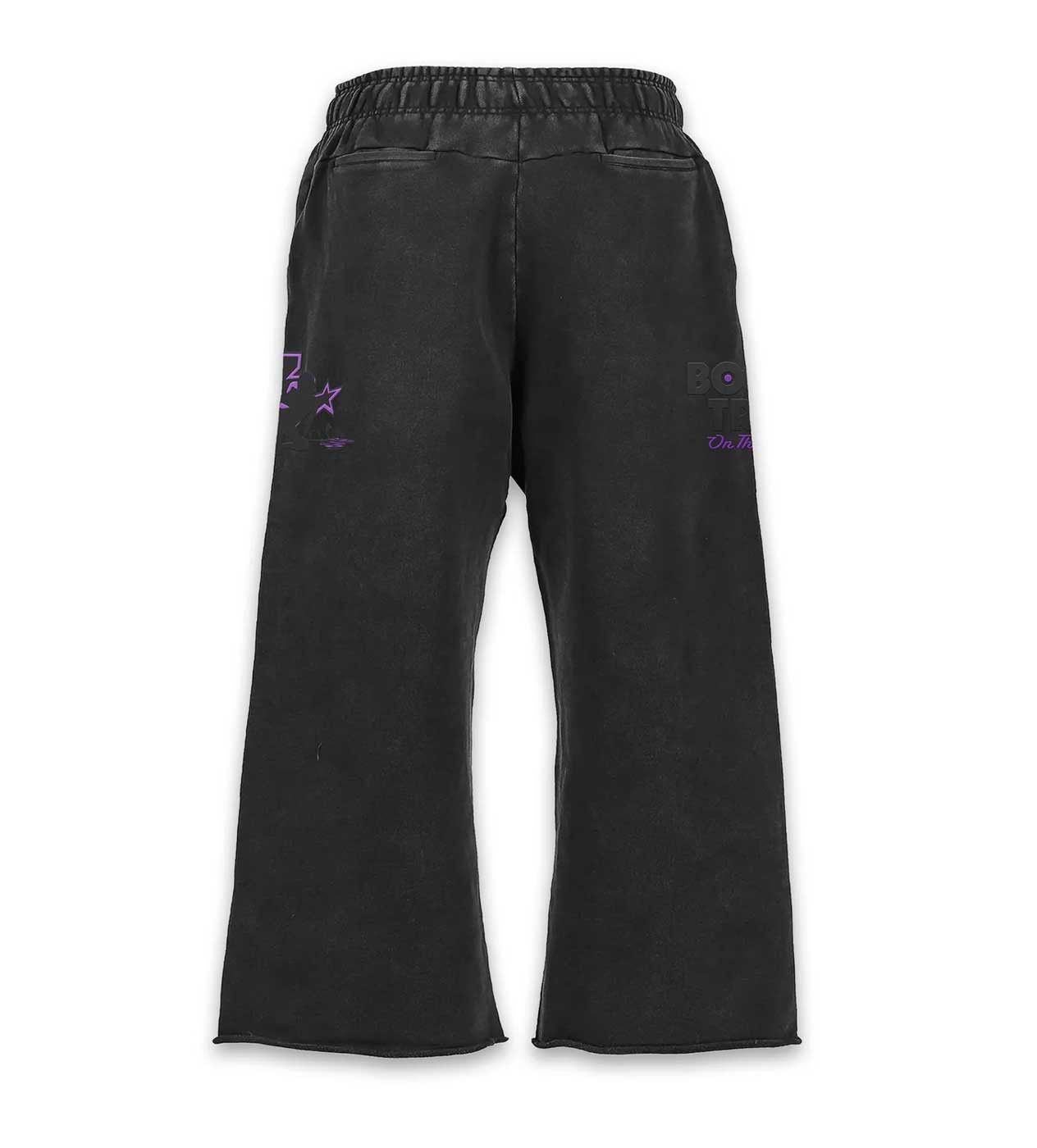 TRIPLE SEVENS Trap Logo Dual Sweatpants Black Size US 36 / EU 52 - 2 Thumbnail