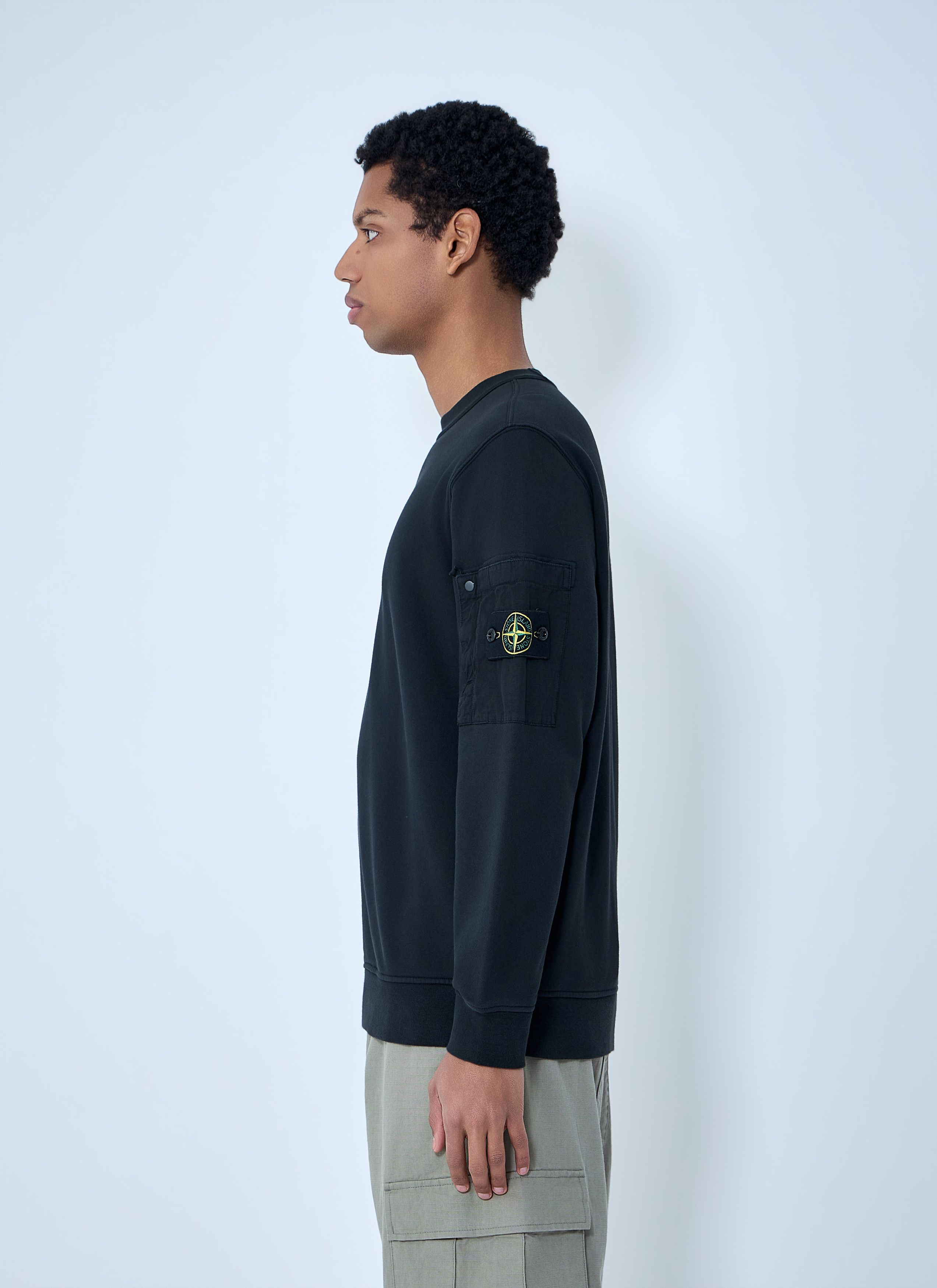 Stone Island Logo Motif Sweatshirt Size US L / EU 52-54 / 3 - 3 Thumbnail