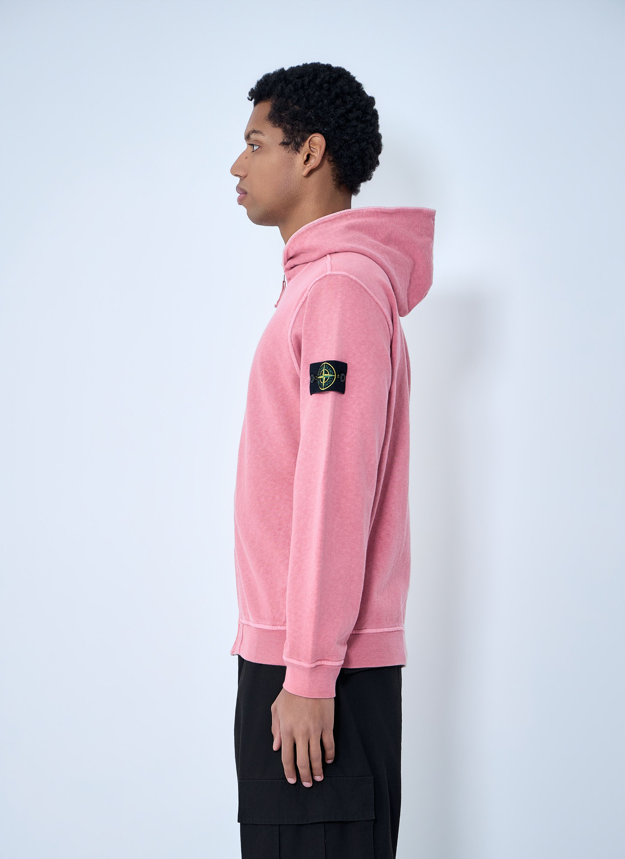 Stone Island Logo Patch Hooded Sweatshirt Size US L / EU 52-54 / 3 - 3 Thumbnail