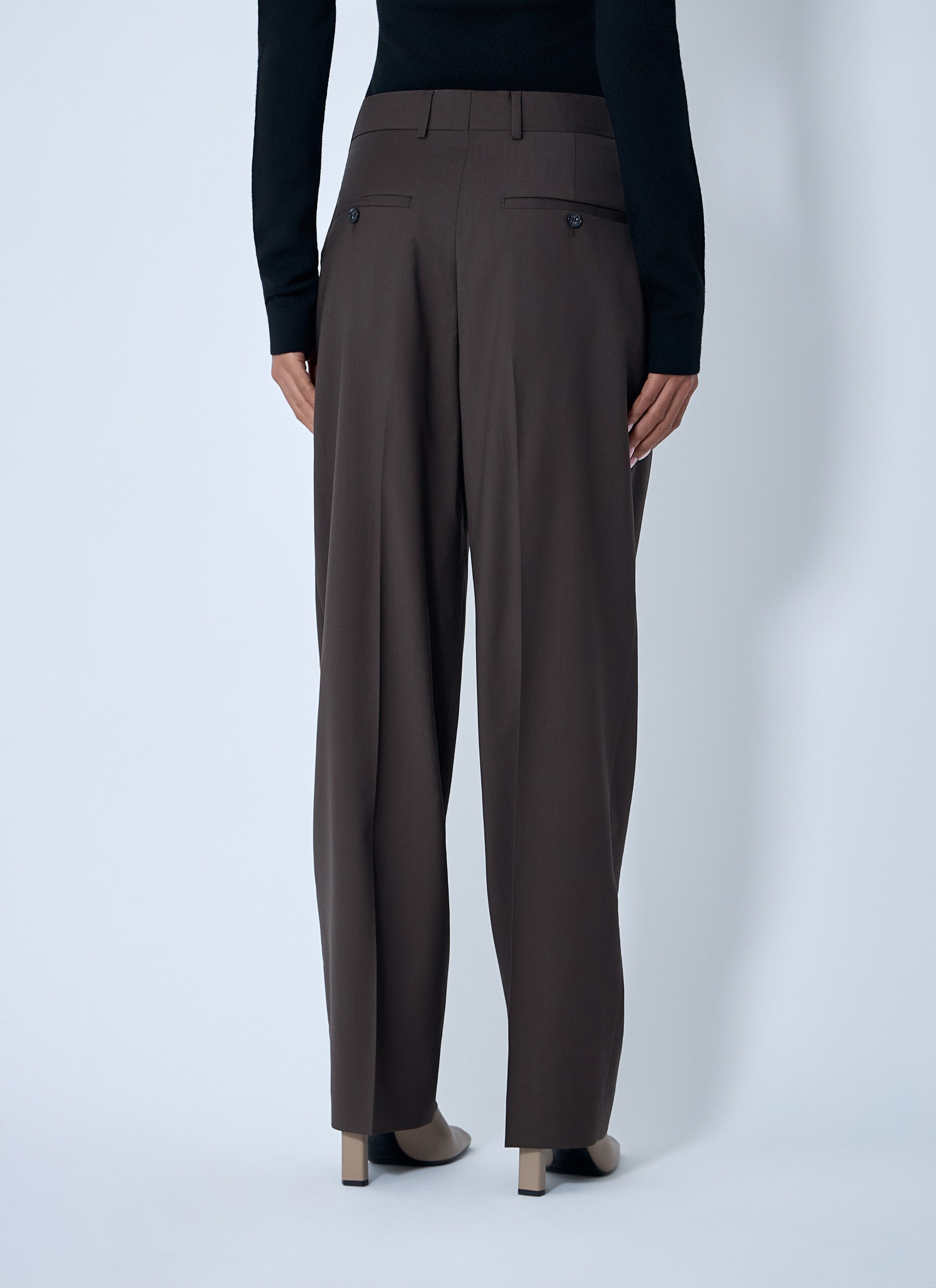 Toteme Pleated Pants Size 27" / US 4 / IT 40 - 4 Thumbnail