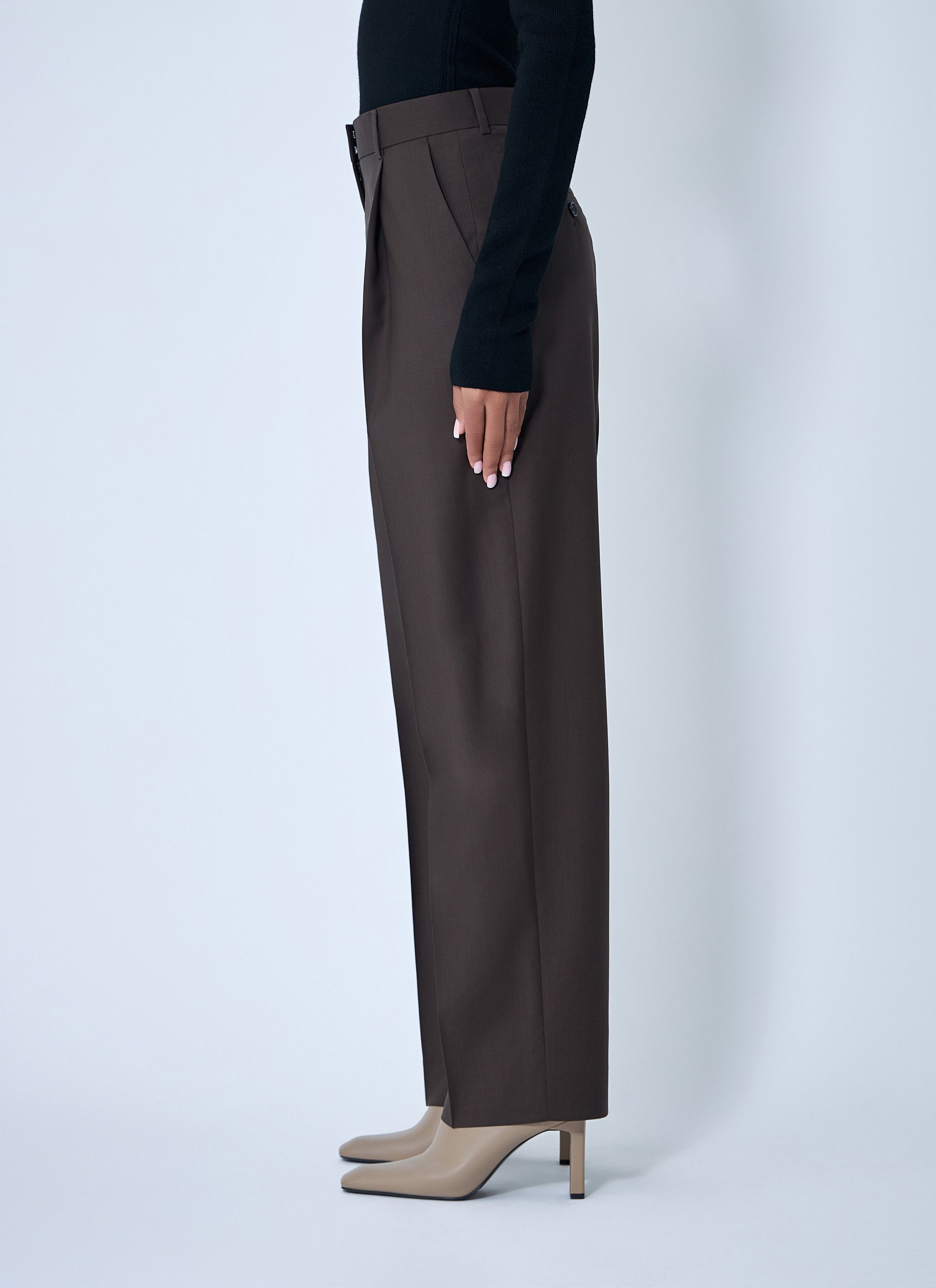 Toteme Pleated Pants Size 28" / US 6 / IT 42 - 3 Thumbnail