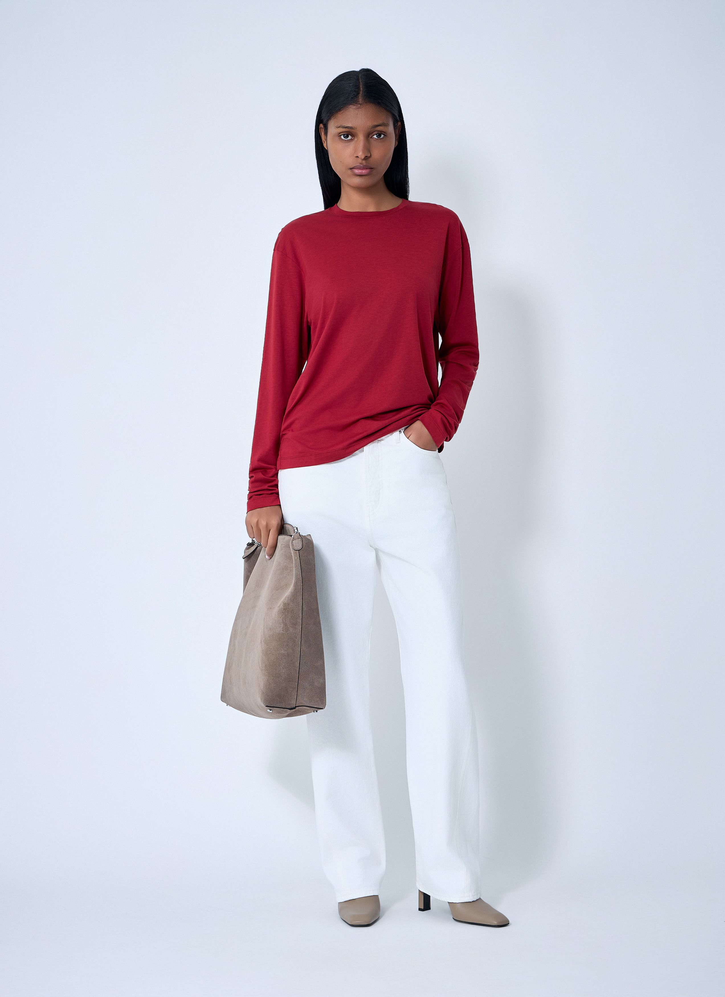 Toteme Classic Long-Sleeve Top Size L / US 10 / IT 46 - 2 Thumbnail