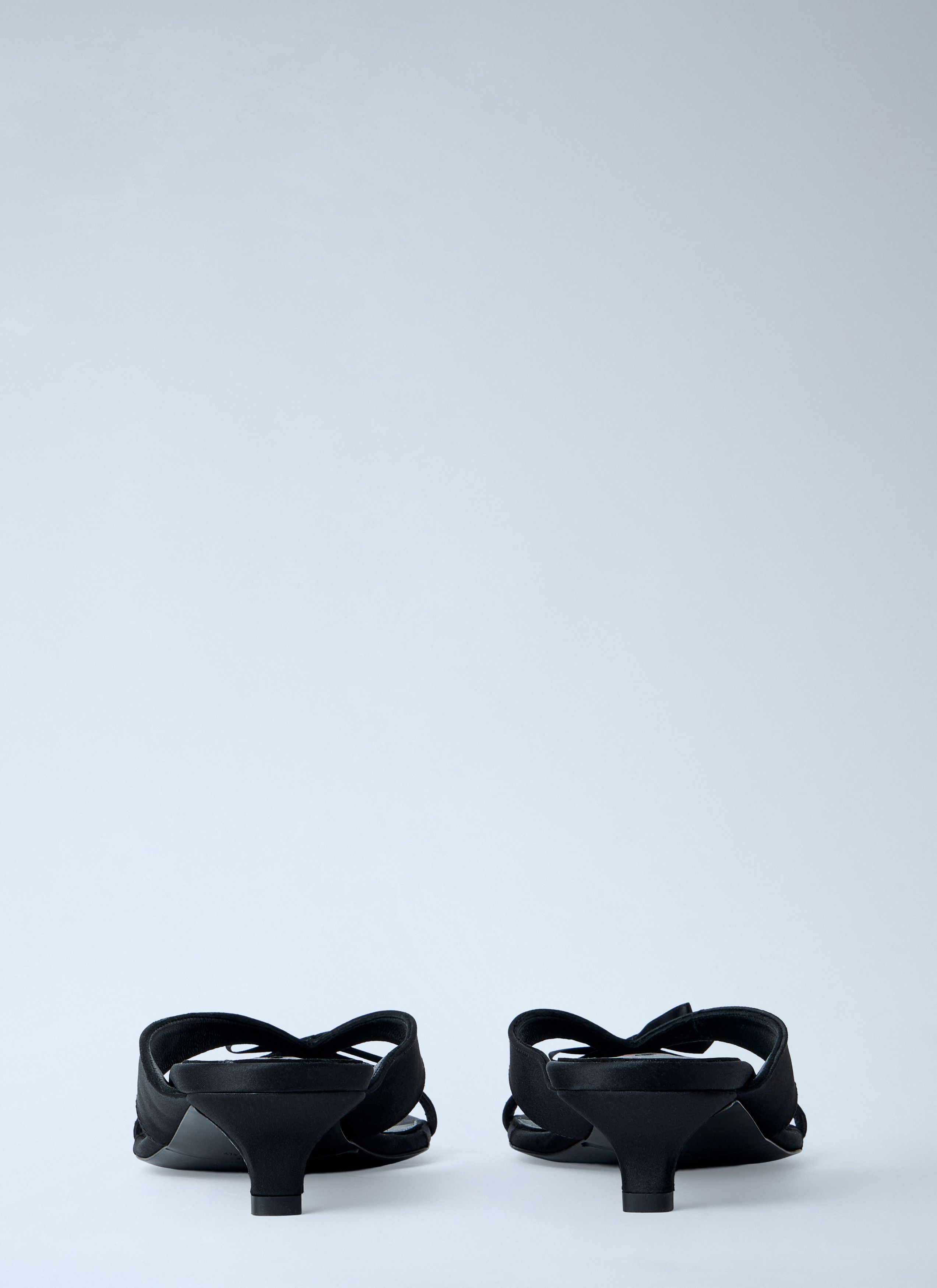 Toteme Bow Satin Sandals Size US 10 / IT 40 - 5 Thumbnail