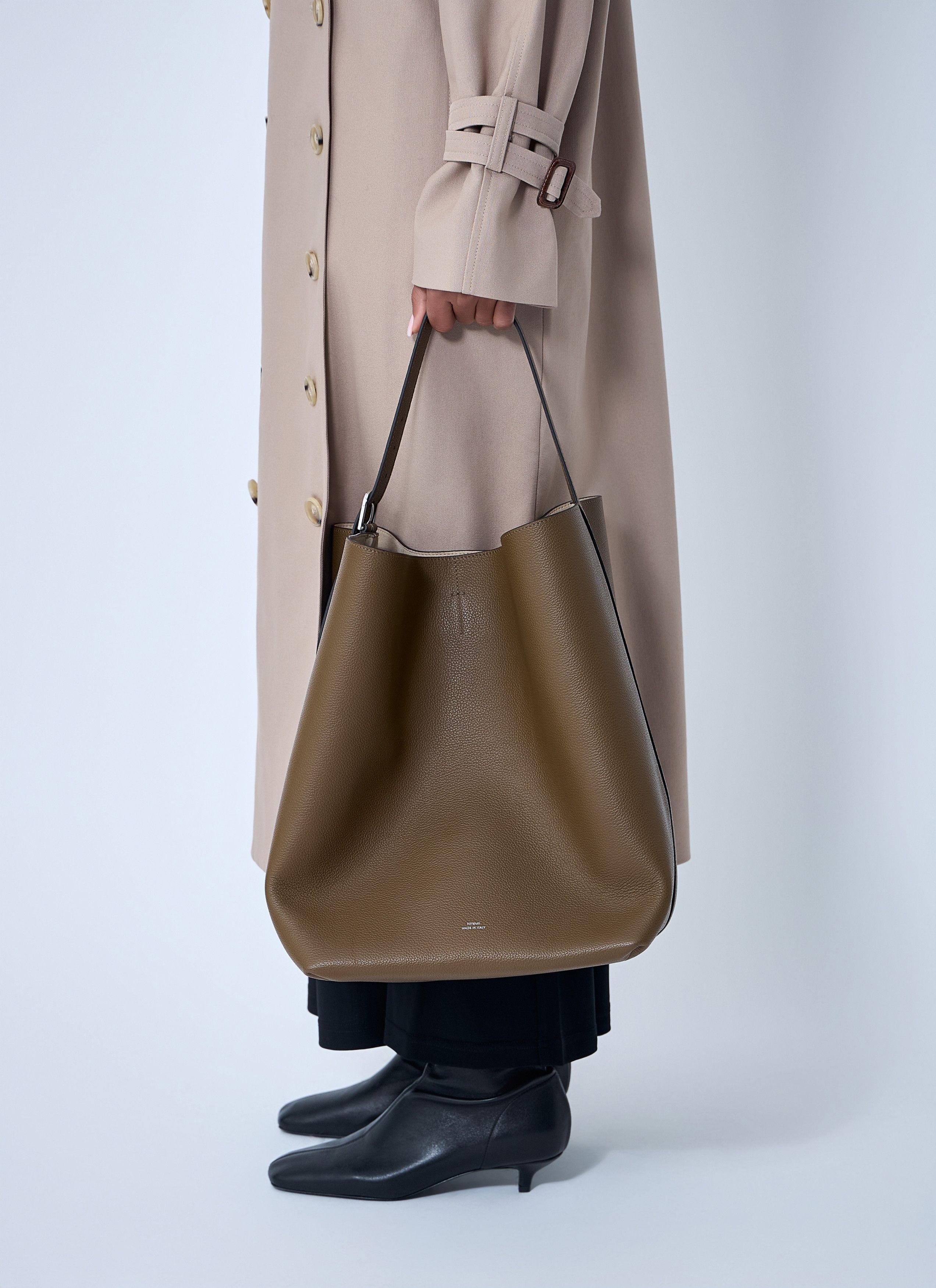 Toteme Leather Belted Tote Bag Size ONE SIZE - 2 Thumbnail
