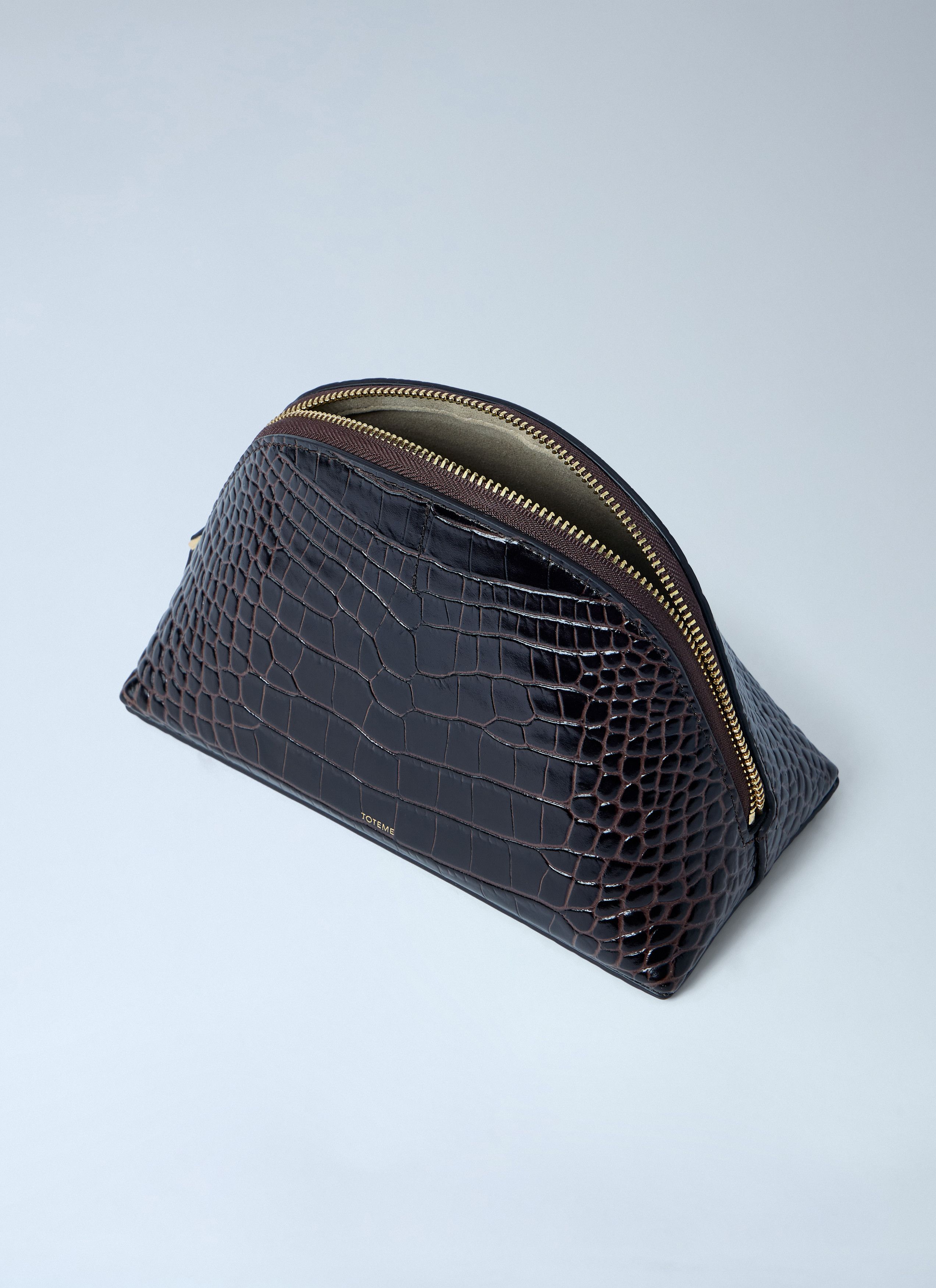 Toteme Croc-Embossed Day Pouch Size ONE SIZE - 6 Thumbnail