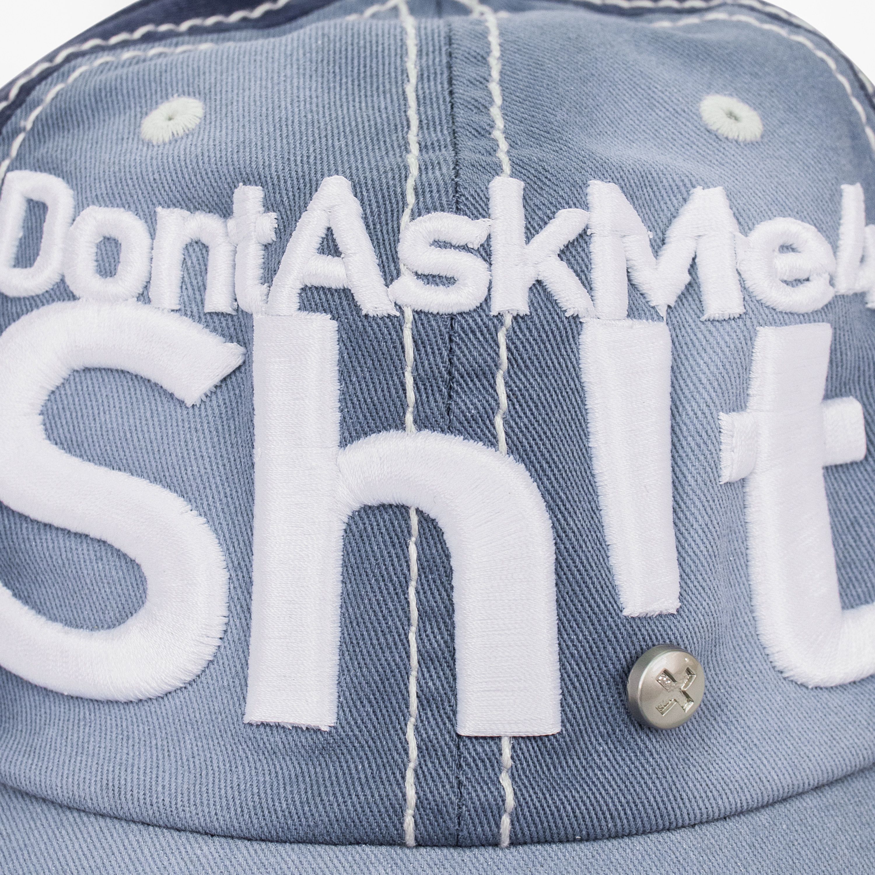 Greedy Unit Greedy Unit Blue Dont Ask Me Hat SIZE OS Size ONE SIZE - 4 Thumbnail