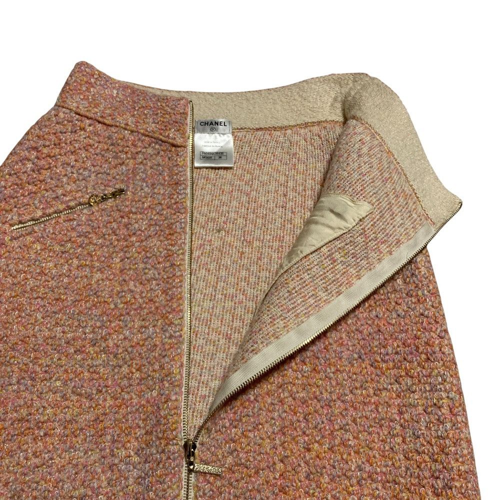 Chanel Chanel Chanel Tweed Skirt Textile Skirts P50494 DUTY FREE for USA Size ONE SIZE - 4 Thumbnail