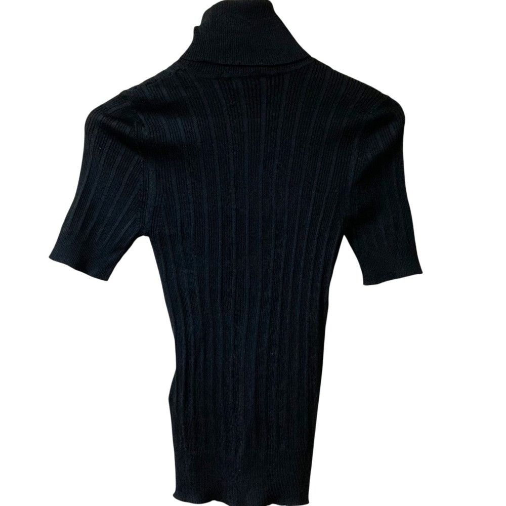 Yves Saint Laurent Yves Saint Laurent Saint Laurent Paris Silk Short Sleeve Knit Textile Tops 705377 DUTY FREE for USA Size ONE SIZE - 2 Thumbnail