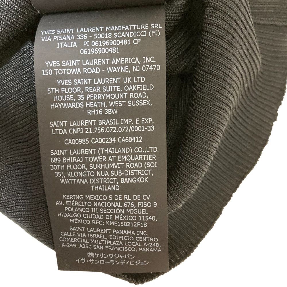 Yves Saint Laurent Yves Saint Laurent Saint Laurent Paris Silk Short Sleeve Knit Textile Tops 705377 DUTY FREE for USA Size ONE SIZE - 9 Thumbnail