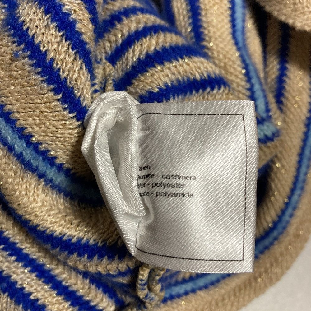 Chanel Chanel Chanel Coco Mark Stripe Lame Knit Textile Tops P60542 DUTY FREE for USA Size ONE SIZE - 10 Thumbnail