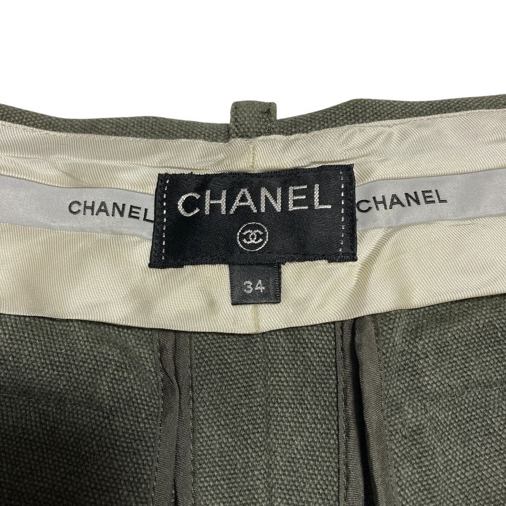 Chanel Chanel Chanel Canvas Shorts Textile Shorts P55460 DUTY FREE for USA Size ONE SIZE - 6 Thumbnail
