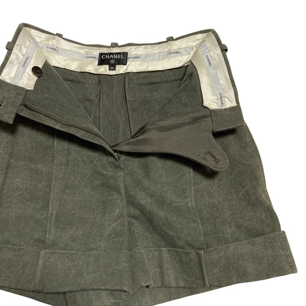 Chanel Chanel Chanel Canvas Shorts Textile Shorts P55460 DUTY FREE for USA Size ONE SIZE - 5 Thumbnail
