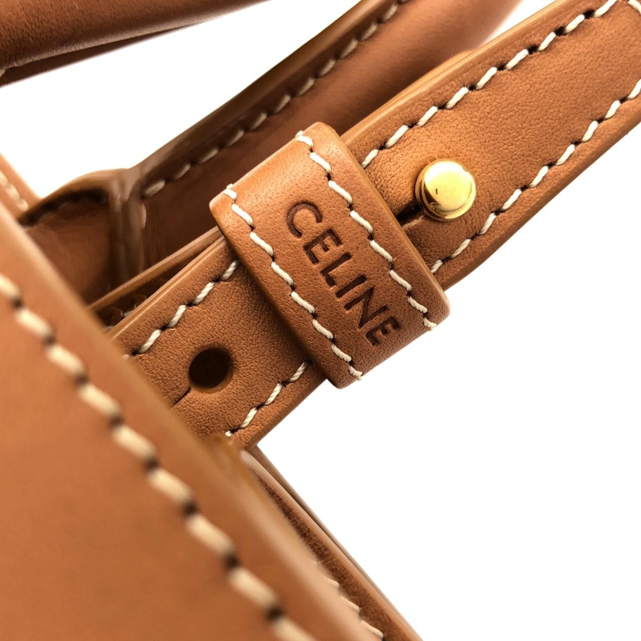 Celine Celine Celine Small Vertical Celine Cabas Cotton Canvas Calf Bag Textile Tote Bag 192082BNZ DUTY FREE for USA Size ONE SIZE - 5 Thumbnail