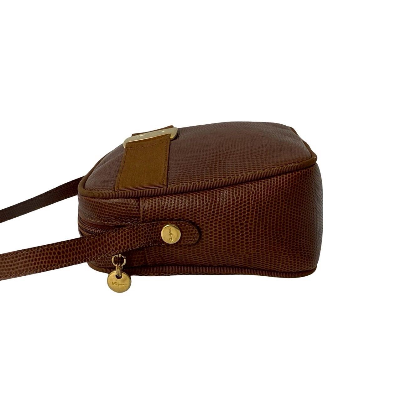 Salvatore Ferragamo Salvatore Ferragamo Salvatore Ferragamo Vara Leather Shoulder Bag Leather Shoulder Bag DUTY FREE for USA Size ONE SIZE - 6 Thumbnail