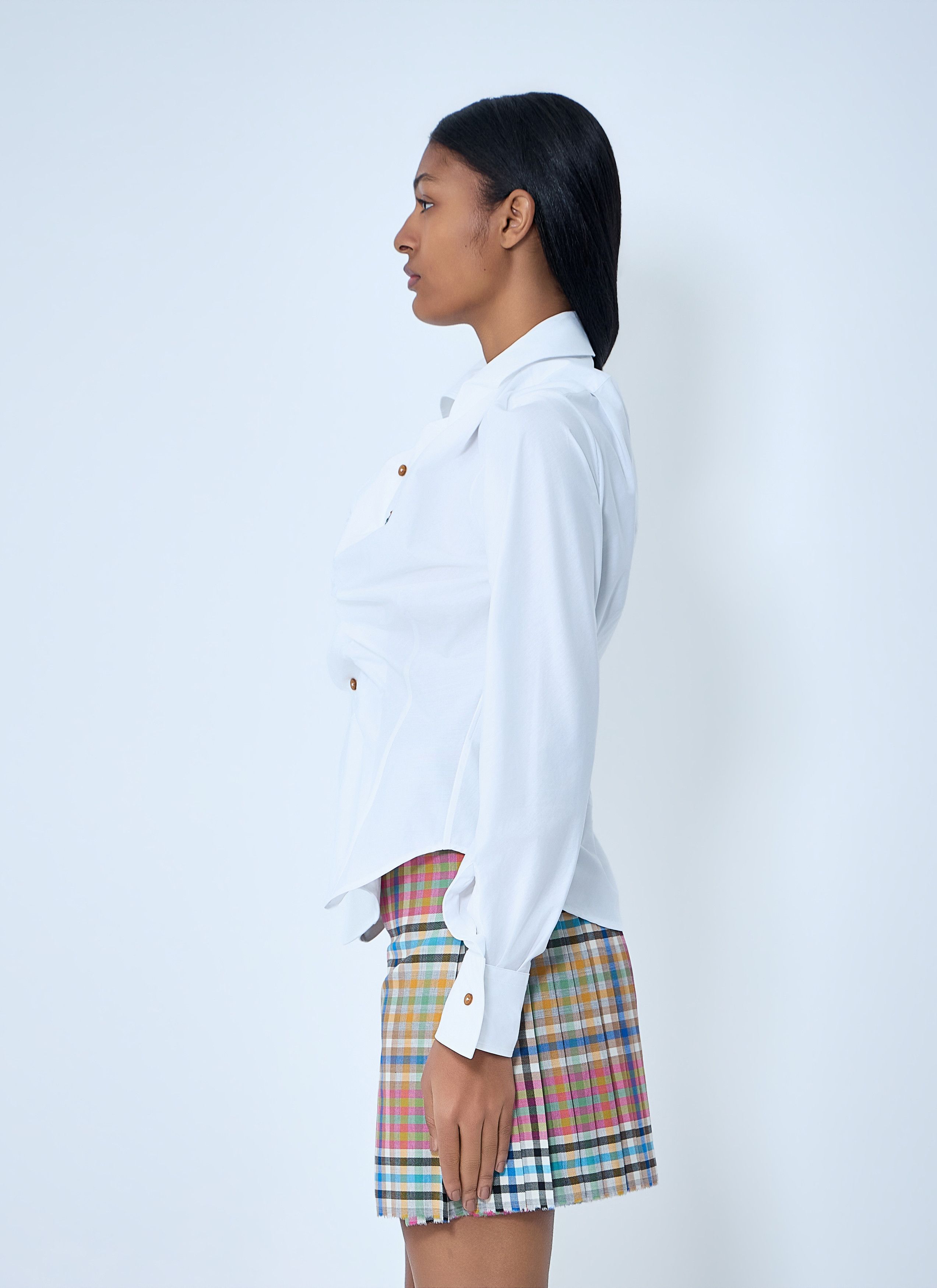 Vivienne Westwood Asymmetrical Button-Detail Shirt Size M / US 6-8 / IT 42-44 - 3 Thumbnail