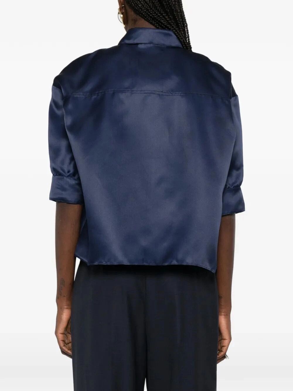 Alberta Ferretti Organza Shirt Size M / US 6-8 / IT 42-44 - 4 Thumbnail