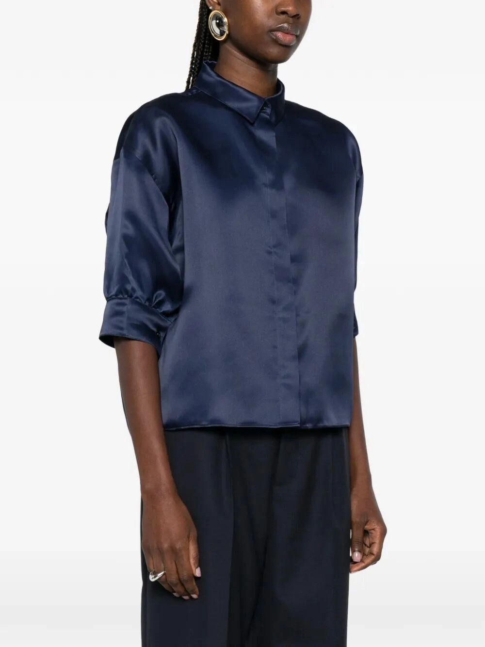 Alberta Ferretti Organza Shirt Size M / US 6-8 / IT 42-44 - 5 Thumbnail