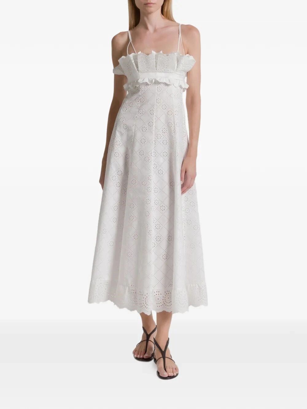 Alberta Ferretti Sangallo Dress Size M / US 6-8 / IT 42-44 - 2 Thumbnail