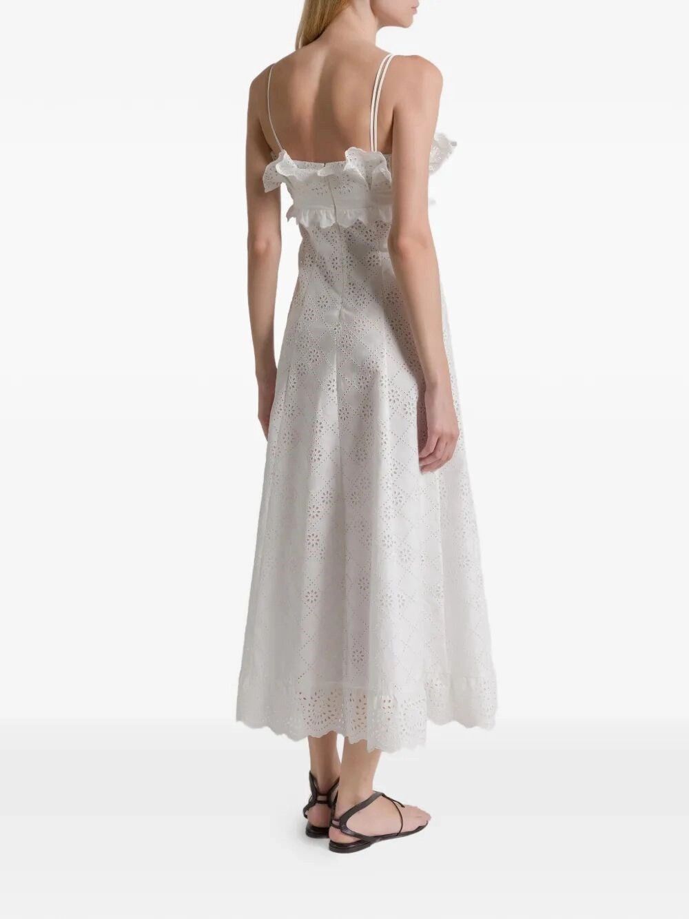 Alberta Ferretti Sangallo Dress Size M / US 6-8 / IT 42-44 - 3 Thumbnail