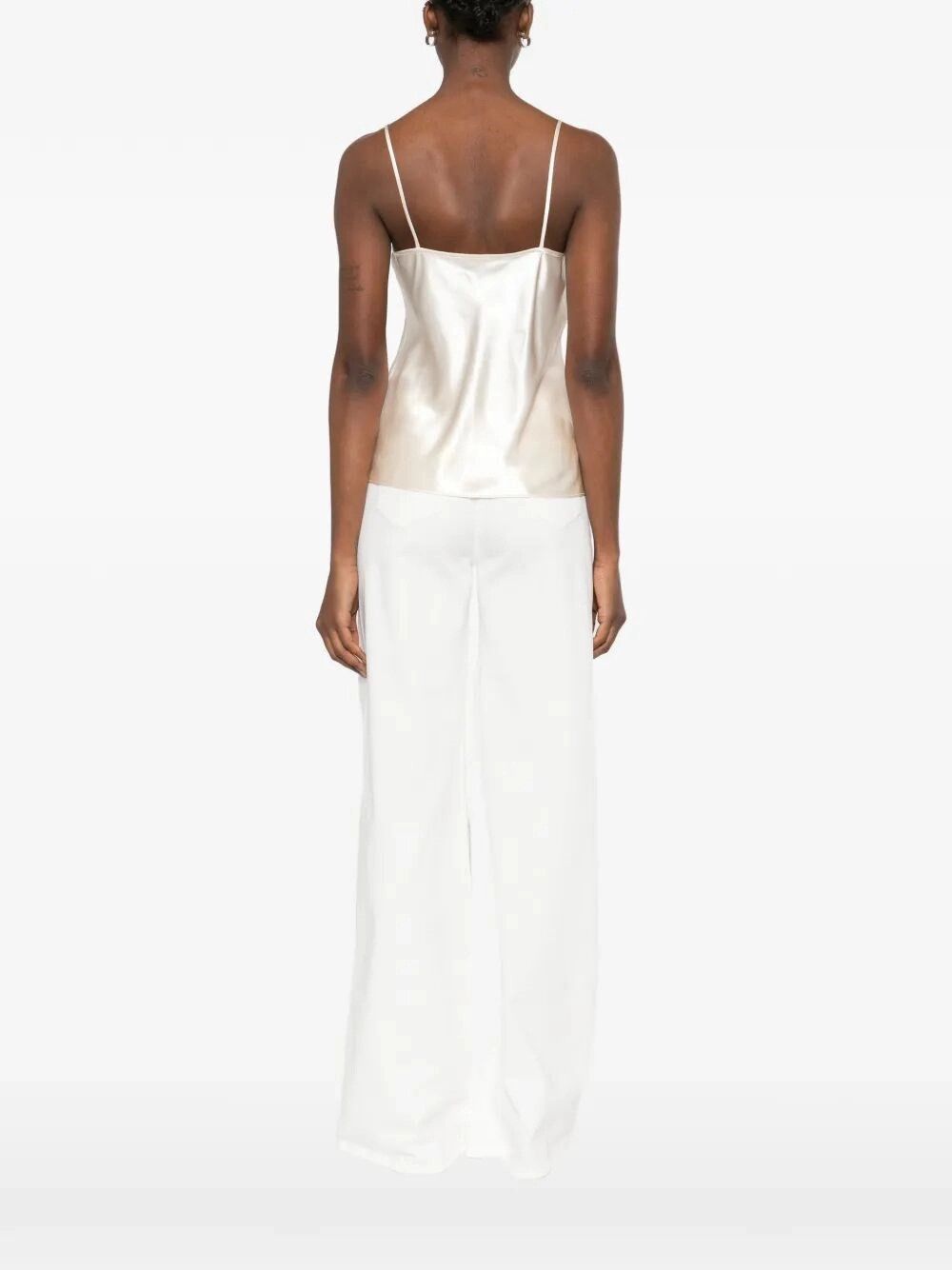 Alberta Ferretti Shiny Satin Top Size M / US 6-8 / IT 42-44 - 4 Thumbnail