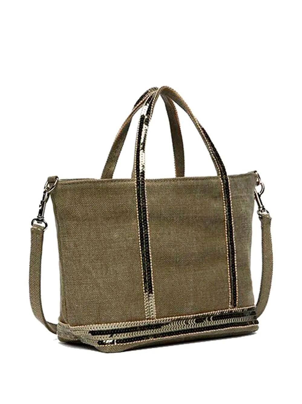 Vanessa Bruno Linen Medium Zipped Cabas Tote Size ONE SIZE - 2 Thumbnail