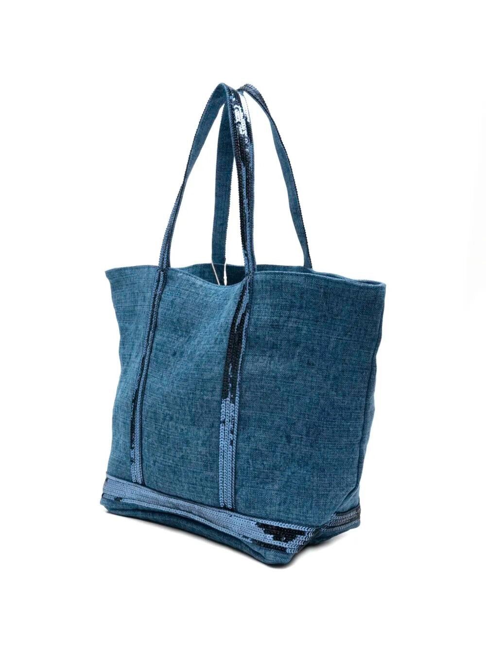 Vanessa Bruno Linen Medium Zipped Cabas Tote Size ONE SIZE - 2 Thumbnail
