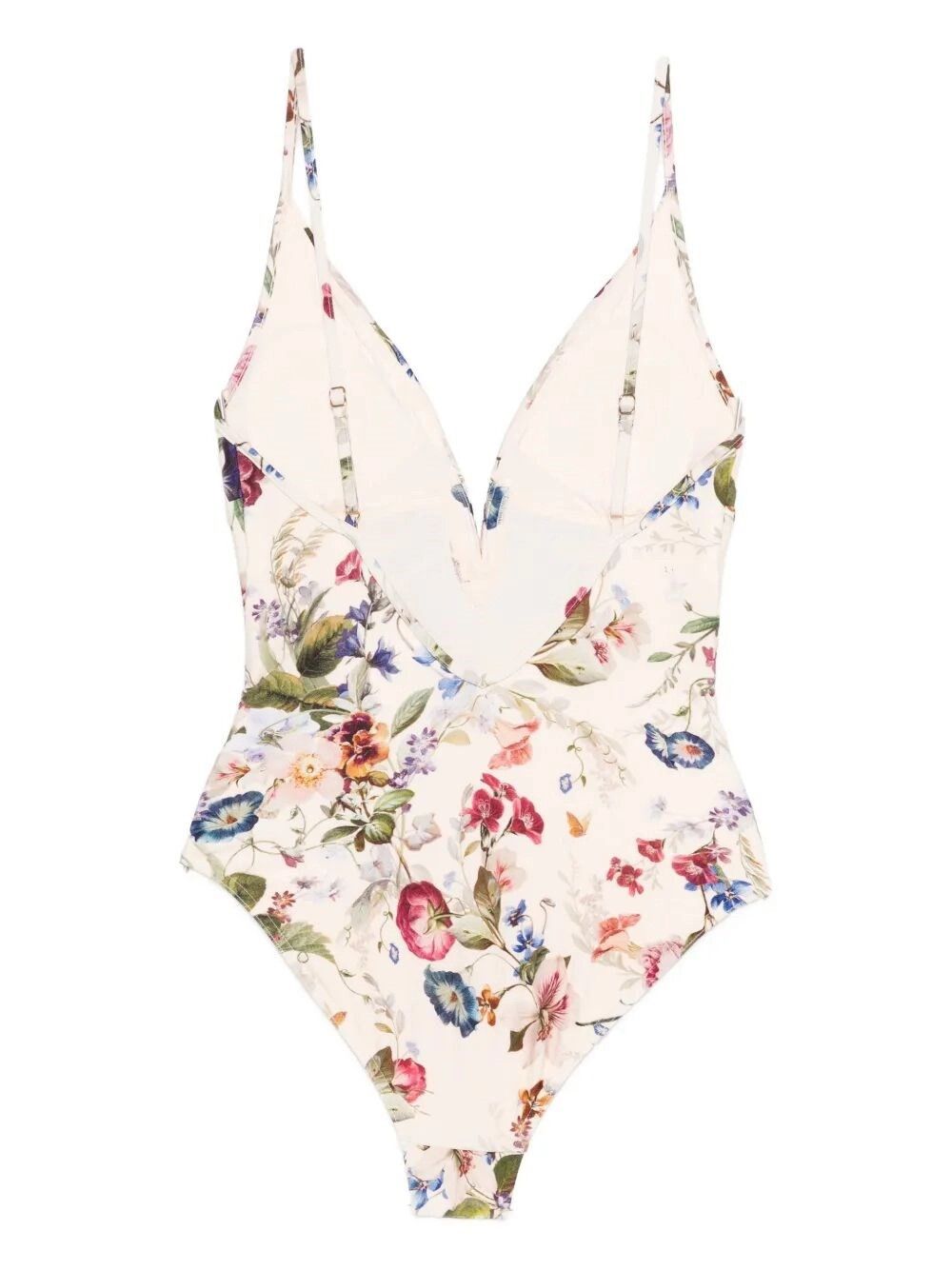 Zimmermann `Patience` Tuck Plunge One-Piece Swimsuit Size S / US 4 / IT 40 - 3 Thumbnail