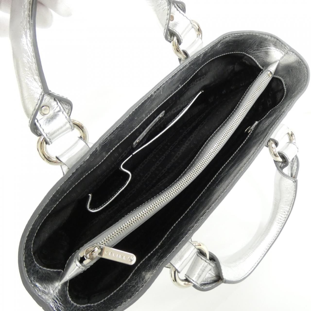 Celine Celine Celine Boogie Metallic Leather Bag Leather Handbag DUTY FREE for USA Size ONE SIZE - 8 Thumbnail