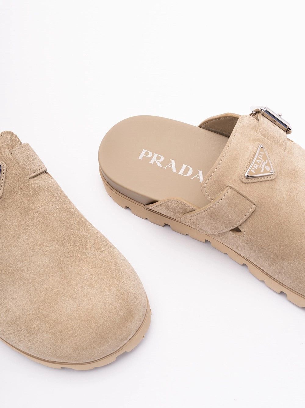 Prada Suede Sabot Size US 7 / EU 40 - 5 Thumbnail