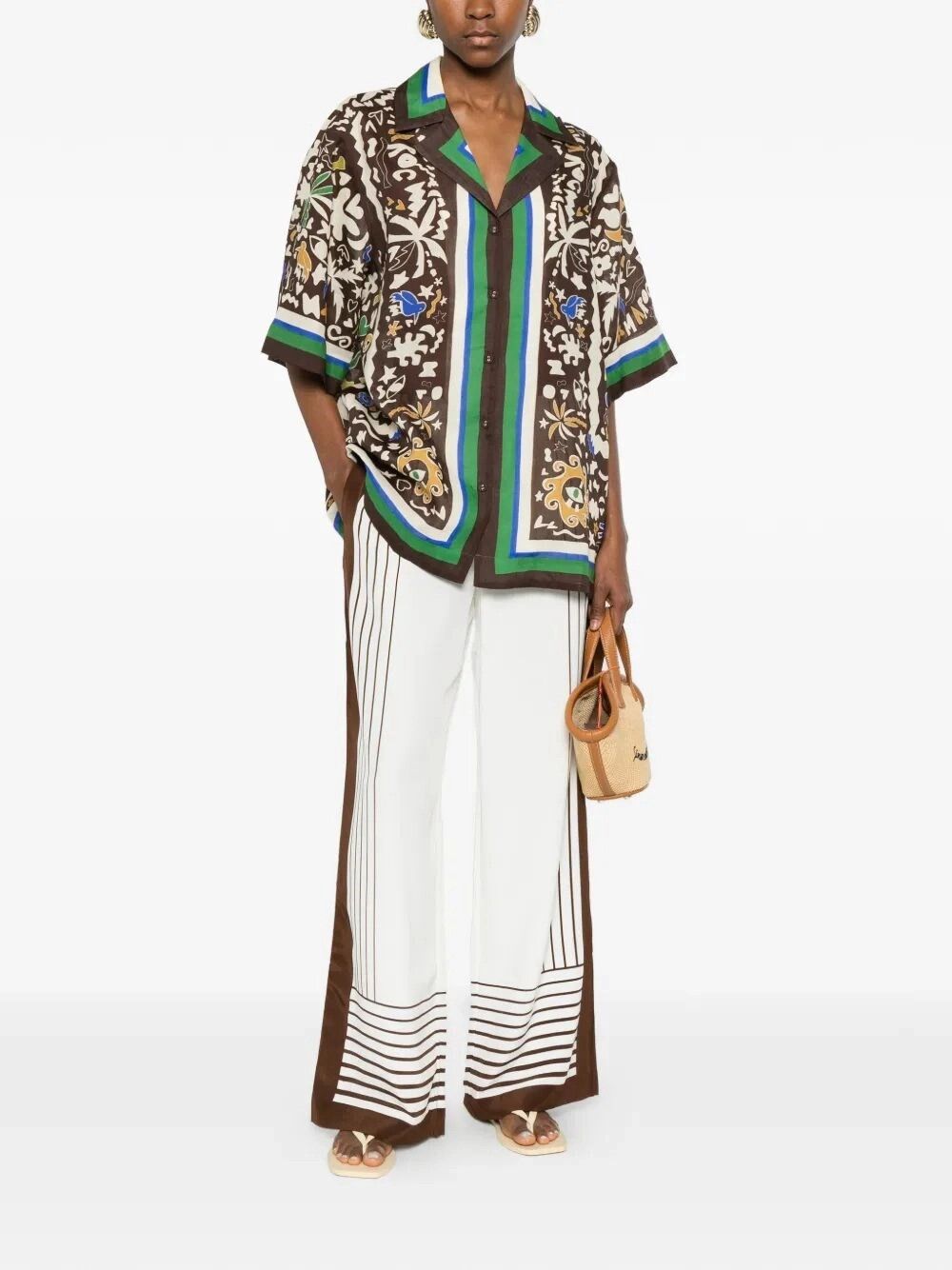 ALEMAIS `Maroc` Relaxed Shirt Size M / US 6-8 / IT 42-44 - 2 Thumbnail