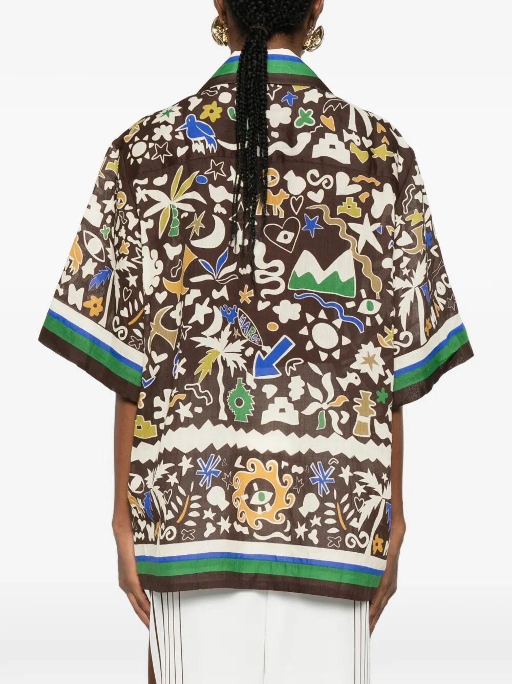 ALEMAIS `Maroc` Relaxed Shirt Size M / US 6-8 / IT 42-44 - 5 Thumbnail