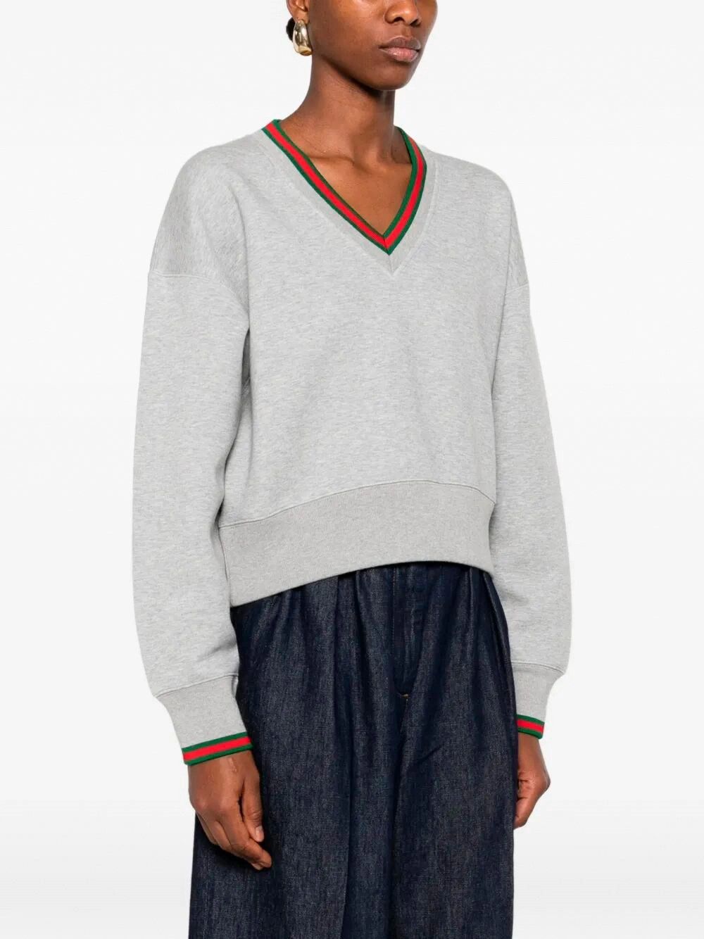Gucci V-Neck Boxy Sweater Size M / US 6-8 / IT 42-44 - 4 Thumbnail