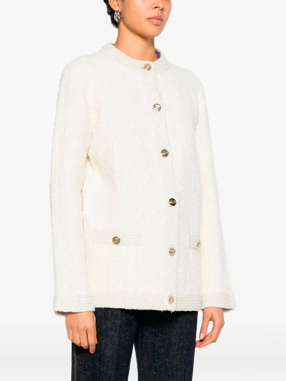 Gucci Long Sleeve Crew-Neck Cardigan Size XS / US 0-2 / IT 36-38 - 4 Thumbnail