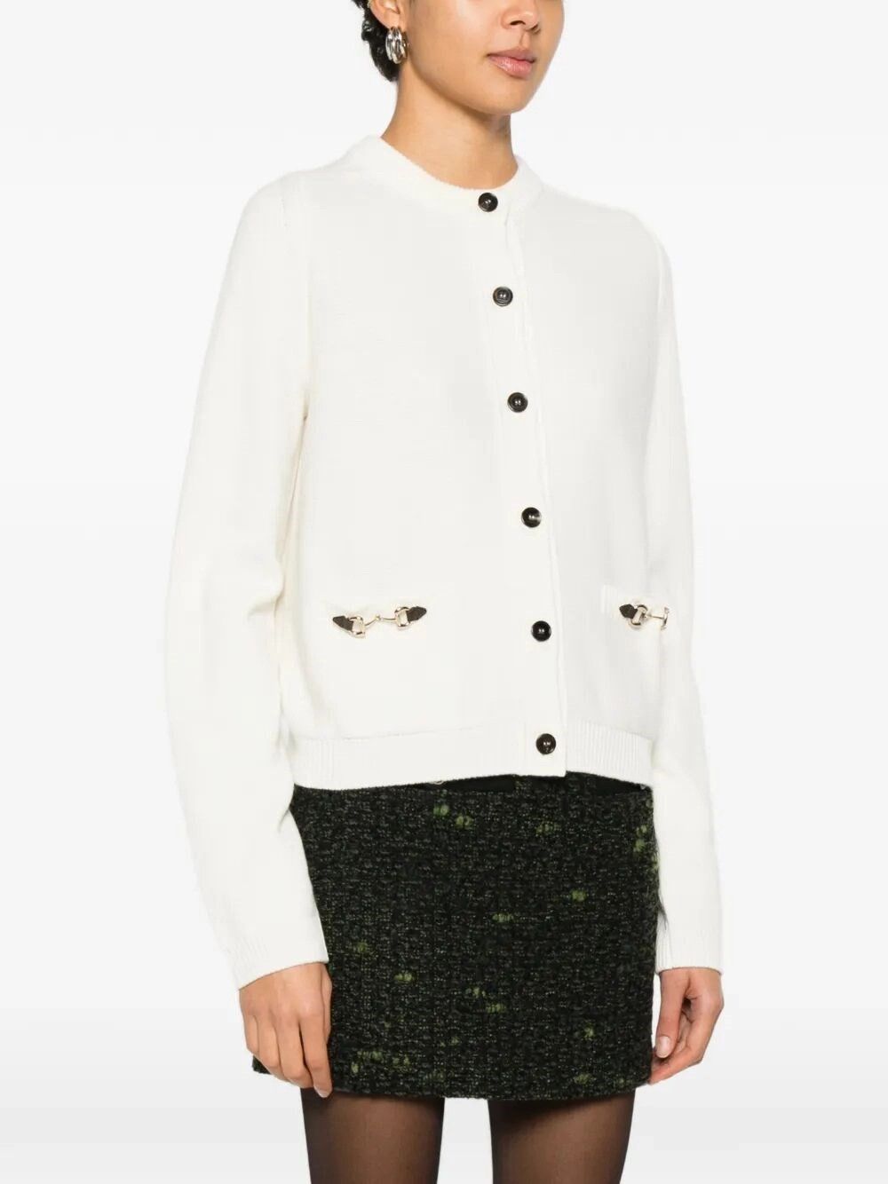 Gucci Long Sleeve Crew-Neck Cardigan Size S / US 4 / IT 40 - 4 Thumbnail