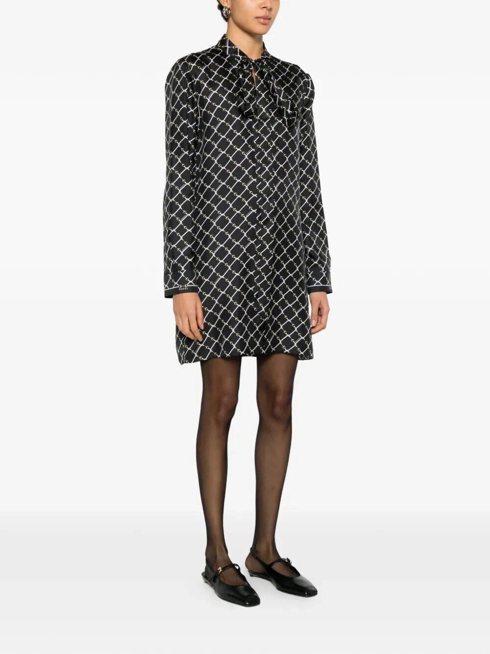 Gucci `Heritage Intrigue` Mini Dress Size M / US 6-8 / IT 42-44 - 2 Thumbnail