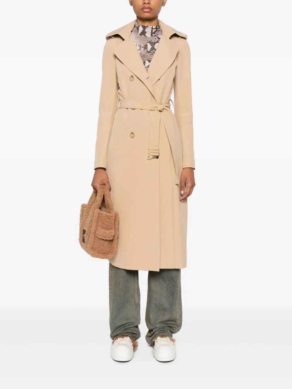 Patrizia Pepe Trench Size L / US 10 / IT 46 - 2 Thumbnail