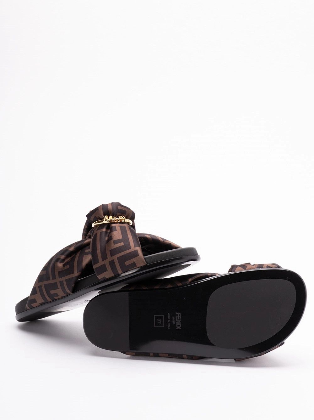Fendi `Fendi Feel` Slides Size US 6 / IT 36 - 4 Thumbnail
