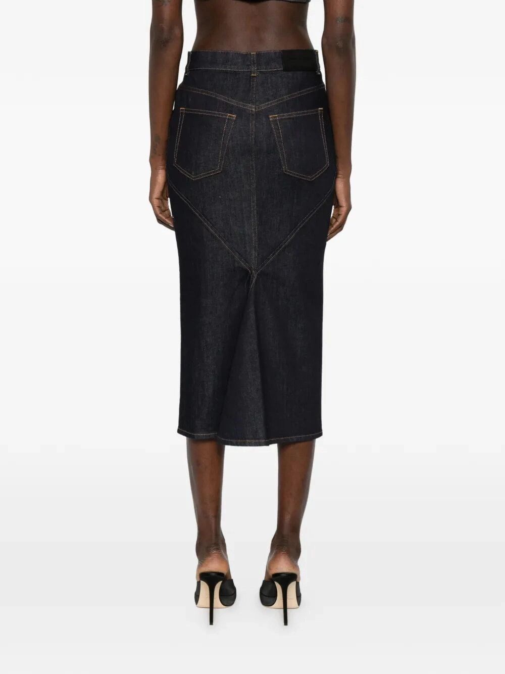 Givenchy `Kick Back` Denim Skirt Size 27" / US 4 / IT 40 - 5 Thumbnail